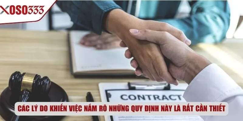 Các lý do khiến việc nắm rõ những quy định này là rất cần thiết