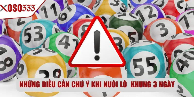 Những điều cần chú ý